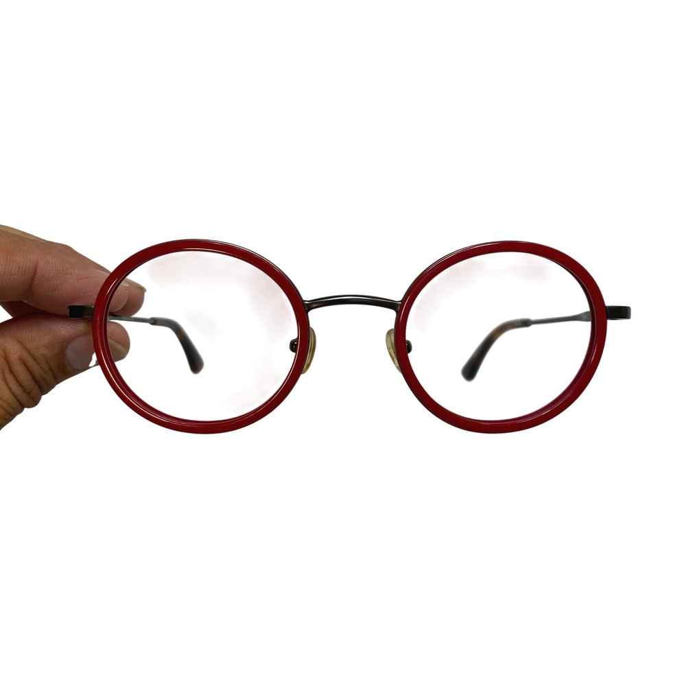 Etnia Barcelona Eyeglasses Unisex Red Hong Kong BKRD Round 47-24-137